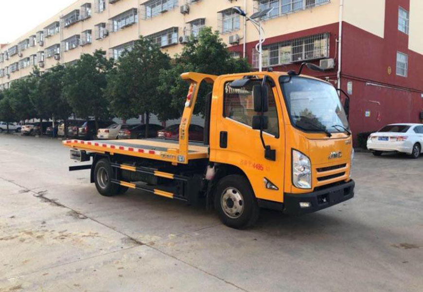 國六江鈴凱運(yùn)一拖二清障車