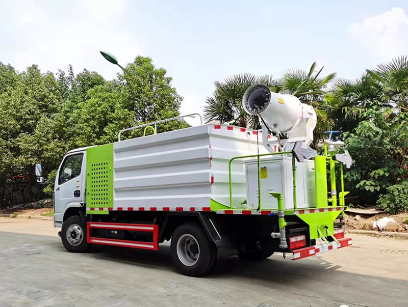 國六東風(fēng)灑水抑塵車價格免交購置稅30米霧炮廠家車前沖圖片